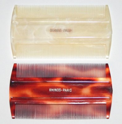 Rhinos Paris Men Facial Hair Beard Comb Thin Fine Tooth Teeth New Made in France