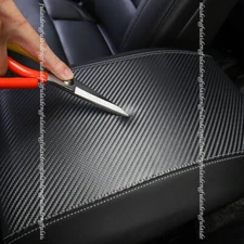 For Ford Explorer 2020-22 Central Console Armrest Box Cover Mat pad Carbon Fiber