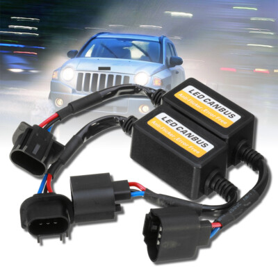 H13/9008 LED Headlight Error Free Canbus Decoder Anti-Flicker Resistor for Dodge