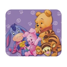 BABY POOH  FRIENDS CUSTOM COMPUTER MOUSE PAD NON-SLIP NEOPRENE HOME OFFICE GIFT
