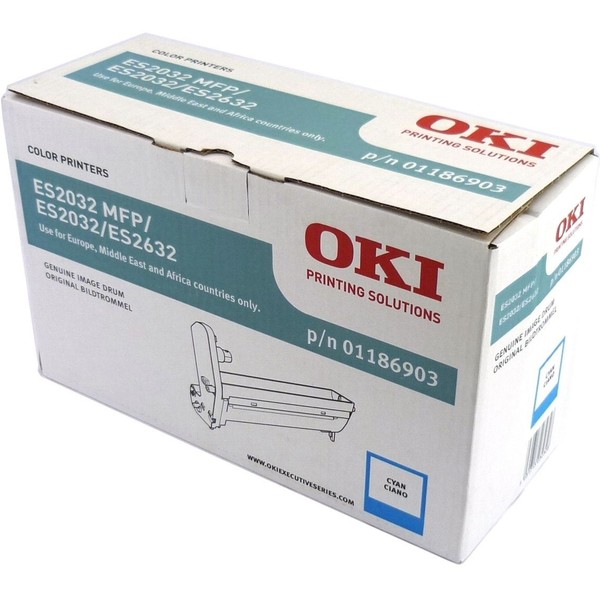 Original Oki Trommel Drum 01186903 Cyan FüR ES2032 ES2632 A-Ware-image