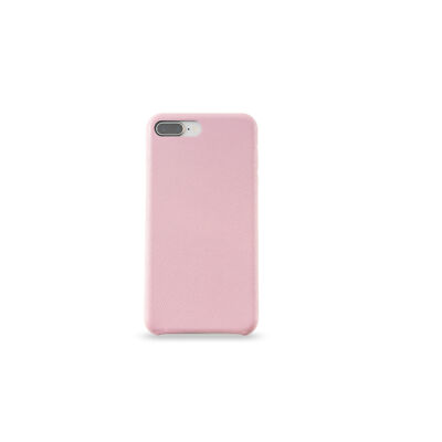 KMP Echtleder Schutzhülle für iPhone 8 Plus Rose