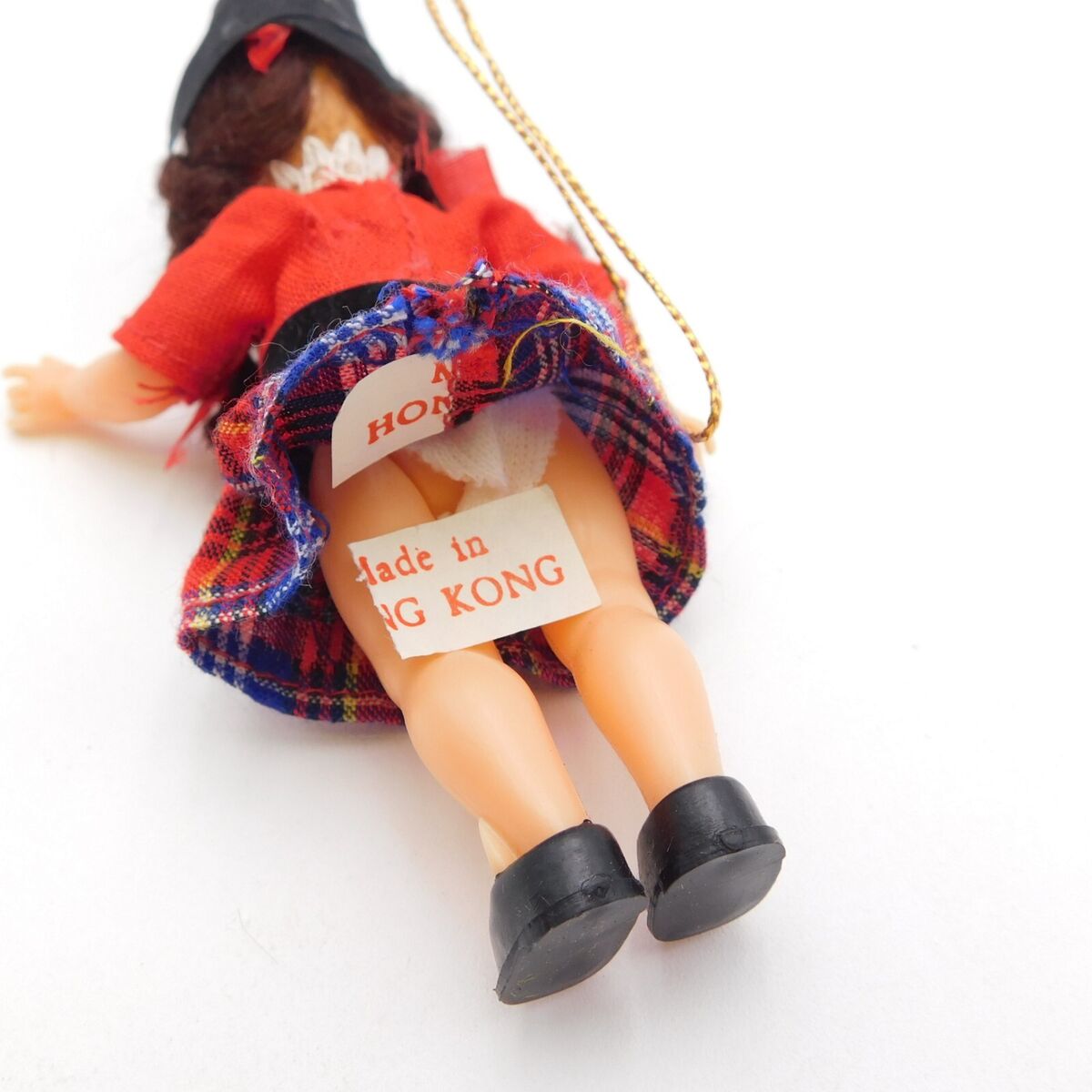 Vintage Nationality Sleepy Eye Doll Ornament Scotland Vintage Nationality Sleepy Eye Doll Ornament Scotland