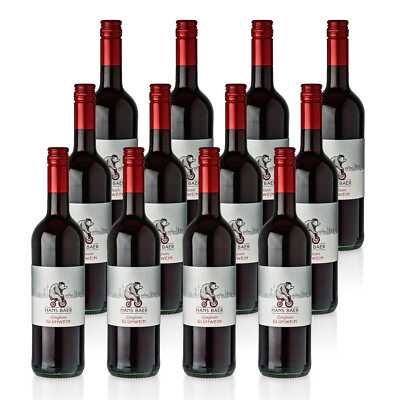 HANS BAER Dornfelder Glühwein aus deutschem Rotwein 12 Flaschen à 0,75L