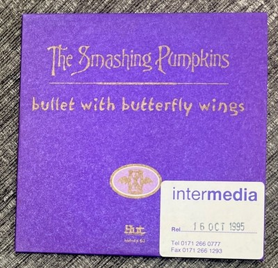 The Smashing Pumpkins  Bullet With Butterfly Wings  1995 UK PROMO CD MINT / MINT