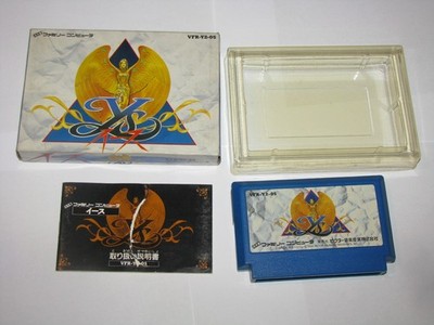 Ys 1 Famicom NES Japan import +box manual CIB US Seller