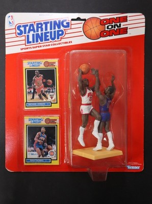 1989 Kenner Starting Lineup SLU Michael Jordan Isiah Thomas One on One Centered