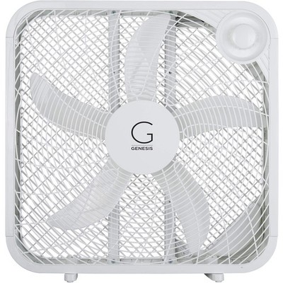 20 Inch Box Fan 3 Speed Settings Powerful Airflow Copper Motor Floor Cooling