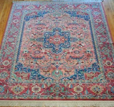 Authentic Karastan#736 Medallion Serapii Wool American Rug 8'8"x 10'6" Excellent