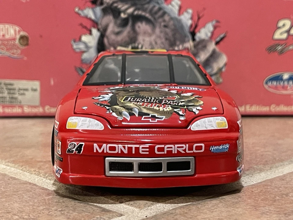 Chevrolet Monte Carlo 1997 Jeff Gordon Jurassic Park The Ride acción 1:24 CWC Foto 4 de 4