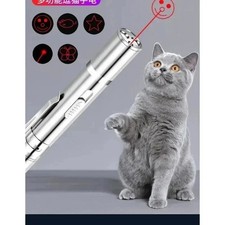 Red Laser Pointer USB Rechargeable Lazer UV Light LED Flashlight Cat Dog Pet Toy