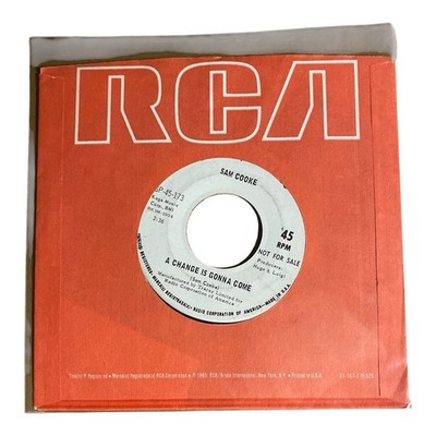 SAM COOKE A Change Is Gonna Come 45 RCA Victor SP-45-173 White Label Promo NM