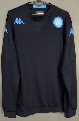 MEN'S SSC NAPOLI 2015/2016 AZZURRI TRAINING SOCCER FOOTBALL SHIRT JERSEY SIZE  L