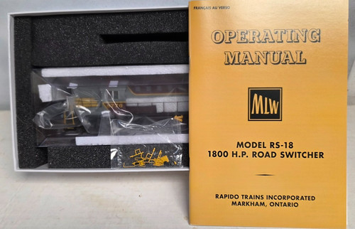 Canadian Pacific Railroad MLW RS-18 diésel 8776 trenes rápidos 32028 HO DC solamente | Condition: Used