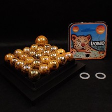Mega Marble Leopard Net Bag 24 Players 1 Shooter -HTF