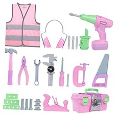 Kids Tool Set, 31 PCS Kids Tool Box Pretend Play Construction Toy with