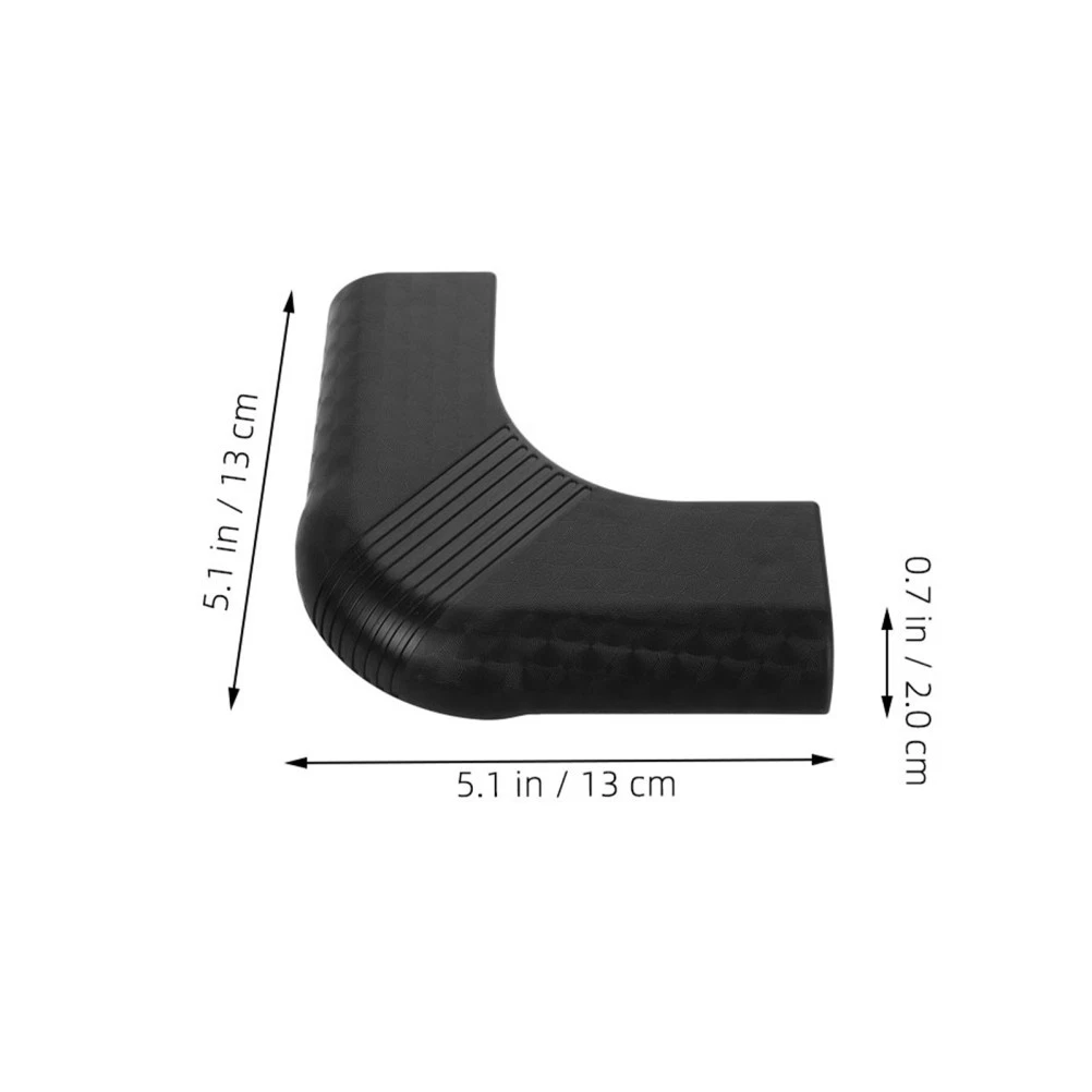 6Pcs Nylon Pool Table Corner Guards Black Replacement Bumpers