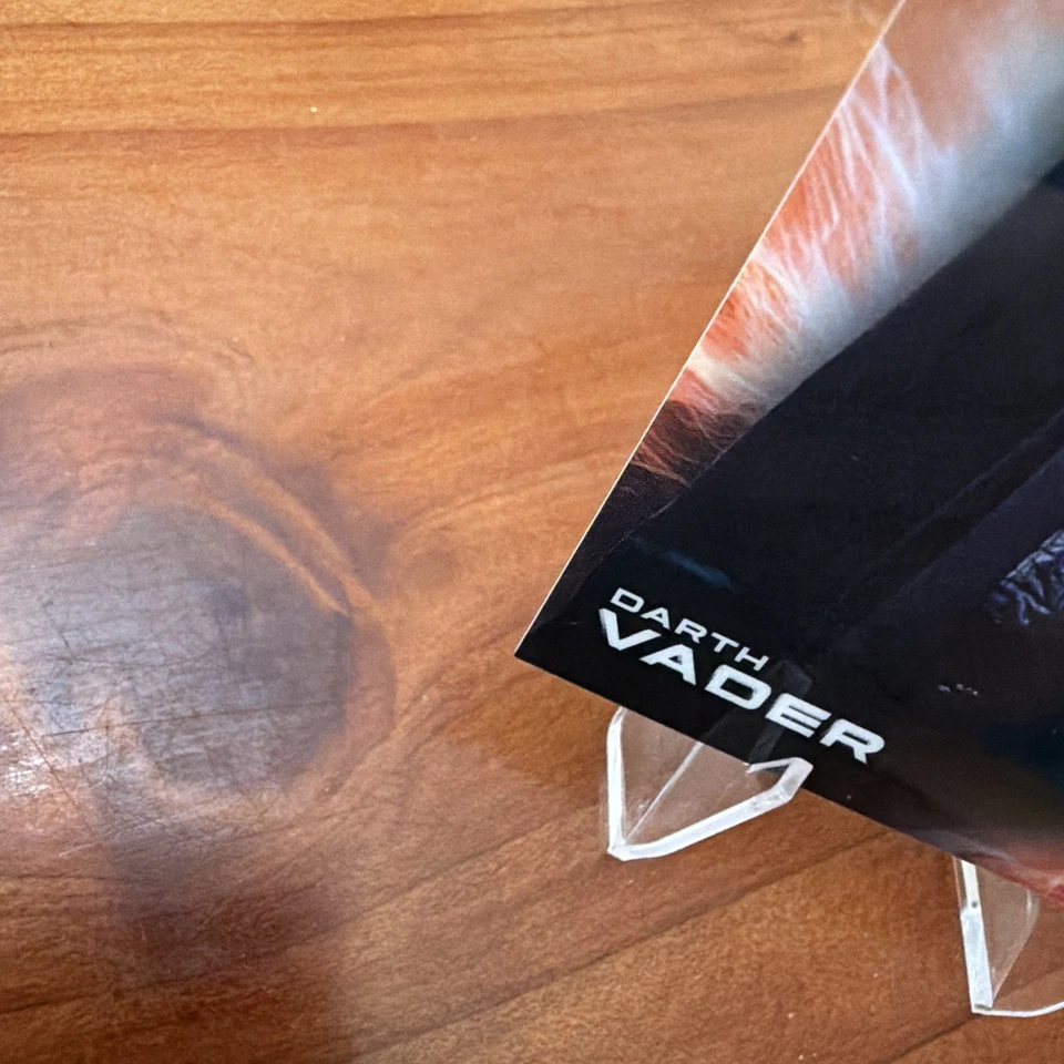 2025 Topps Chrome Star Wars pulsar Orange Refractor Darth Vader 06/25 - Image 4 of 4