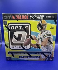 2016 Donruss Optic Football EXCLUSIVE Sealed MEGA Box-MEMORABILIA & 5 SPECIAL RC