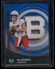 2025 Bowman Chrome University Football Blue Refractor Miller Moss #LU-8
