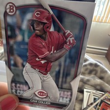 Topps 2023 Bowman Draft Cam Collier #BD-143 Cincinnati Reds Baseball Card