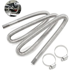 Abgasschlauch, 3m, Edelstahl, Standheizung, Auspuffrohr, Generator, Diesel