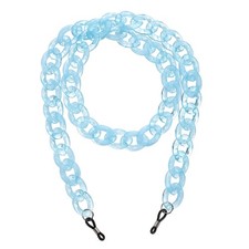 Eyeglass Chains for Women Acrylic Eyeglass Holder Chains for Glass Light Blue