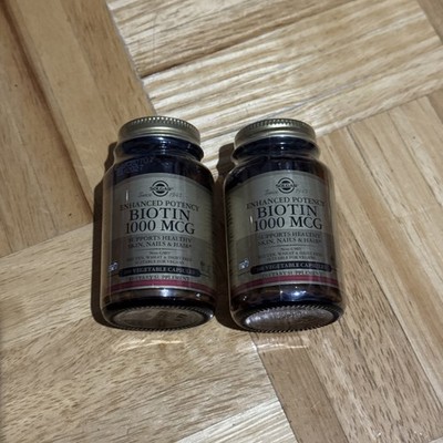 Solgar Biotin 1000 mcg 100 Vegetable Capsules *2