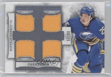 2022-23 Upper Deck The Cup Foundations Quad Jerseys 57/99 Owen Power #F-OP 0g27