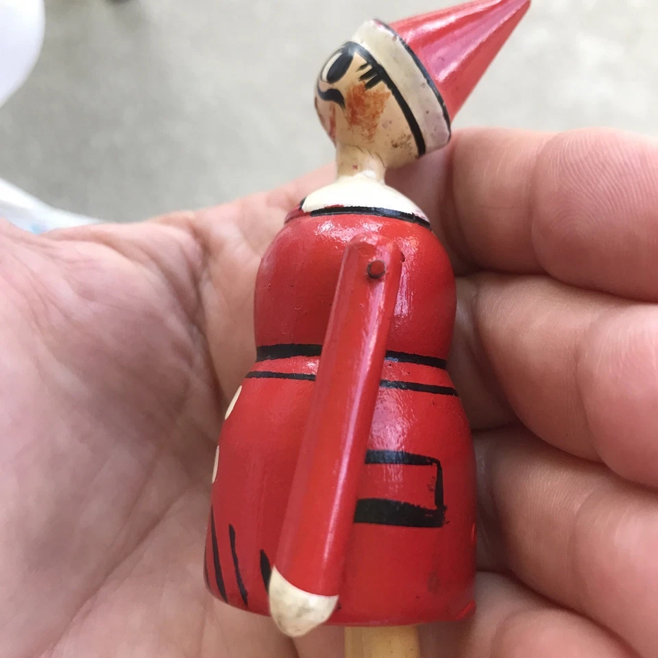 Walkies Wilson de colección muñeca de madera de Pinocho rampa caminante juguete de trabajo muy raro 5" Foto 4 de 4