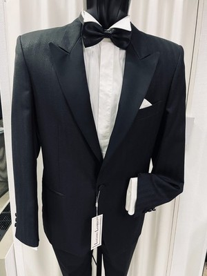 SMOKING HERREN SIGNIERT LUCIANO LAMBERTI SCHWARZ SMOKING KLEID WEDDING MAN
