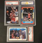 Michael Jordan PSA 8 PSA 9 WCG 10 Lot 3 Cards GOAT SLAB NBA Finals/Bulls Legend