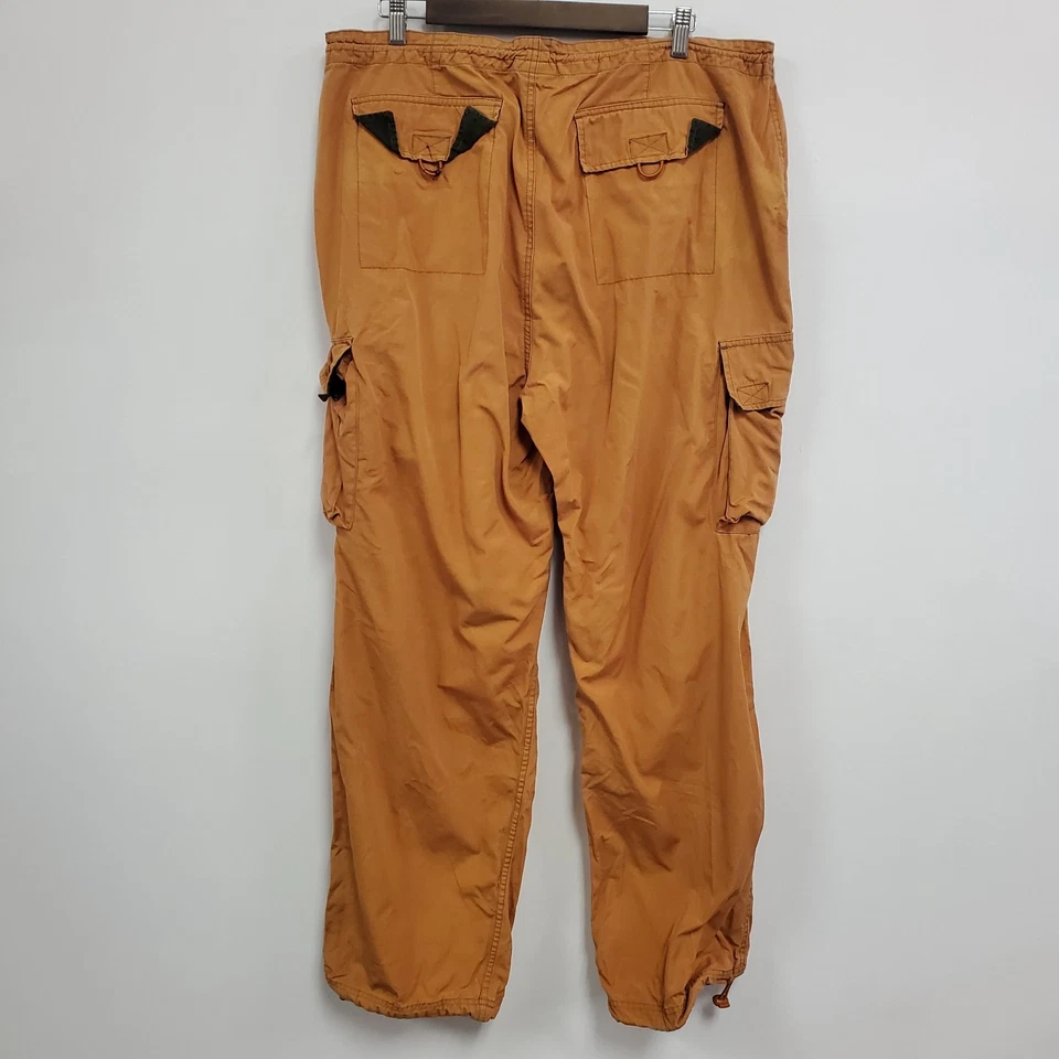 复古 Gap 男式 Y2K Corpcore 工装裤 XL 码橙色街头服饰替代品 — 第 3/4 张图片