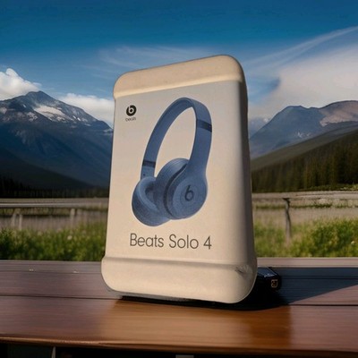 Beats Solo 4 Bluetooth Wireless On-Ear Headphones - Slate Blue - MUW43LL/A