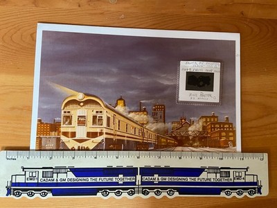 Russ Porter Org Photo & 35mm Slide EMC Electro-Motive AT&SF Santa Fe Super Chief