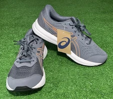 Asics Mens Gel Contend 8 1011B493 Gray Metro Running Sneakers EXTRA WIDE sz 10.5