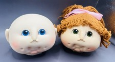 Vintage 1984 The Original Doll Baby Head by Martha Nelson Thomas Lot x 2 Heads