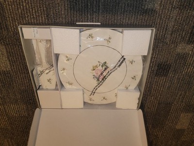 Gorham 1831 Crystal Wedding Cake Server Set 2 Pieces