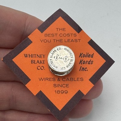 Whitney Blake Co Koiled Kords Lapel Pin The Best Costs You The Least Silver Tone