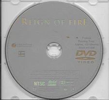Reign of Fire Standard Edition 2002 DVD Like New DISC ONLY