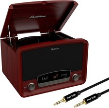 Electrohome Vinyl Record Player with Bonus 3.5mm Aux Cable