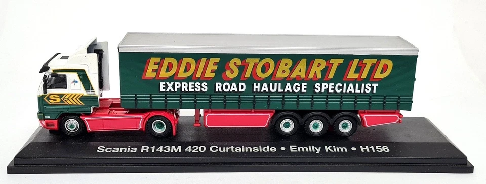 Atlas 1/76 Eddie Stobart R143M 420 Curtainside Emily Kim H156 Diecast Truck - Image 4 of 4
