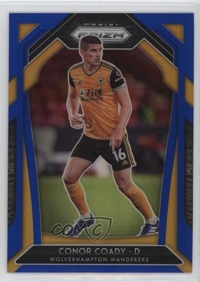 2020-21 Panini Prizm Premier League Blue Prizm 134/199 Conor Coady #138 0e3u