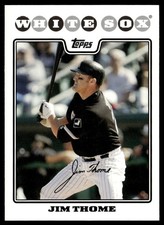 2008 Topps Jim Thome Chicago White Sox #240