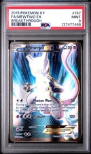 2015 POKEMON XY BREAKTHROUGH #157 FULL ART/MEWTWO EX PSA 9 on eBay