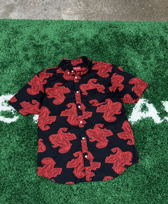 Supreme Big Paisley SS14 Camp Button Shirt Large Floral | eBay