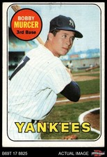 1969 Topps #657 Bobby Murcer Yankees 4 - VG/EX