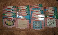 Vintage 1992 VTech Smart Play World Wizard 24 Double-sided Cards ONLY 90s Toy