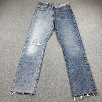 Levis 501 Jeans Womens 29X30 Blue Button Fly BIG E Straight Leg Classic Fit NWT