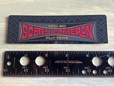 RARE Scotty Cameron Gallery Speed Shop Script Shaft Band Sticker 1 Mylar Decal